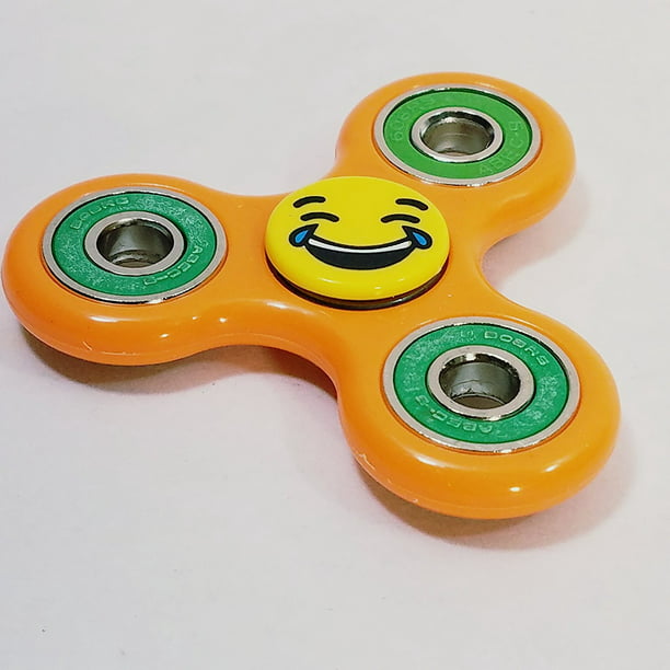 YELLOW Hand Spinner Toy Stress Reducer Toy Tri Fidget Ceramic Bearing FREE SHIP